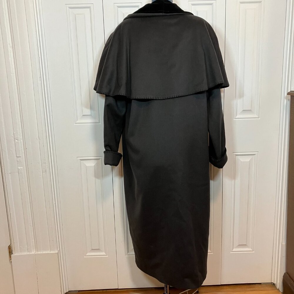 Vintage Charles Klein Victorian Inspired Wool Blend Coat Size L - Picture 5 of 9